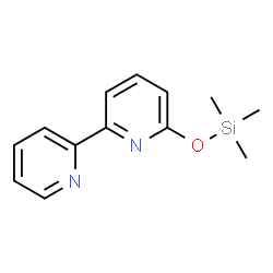 ChemSpider 2D Image | 6-[(Trimethylsilyl)oxy]-2,2'-bipyridine | C13H16N2OSi