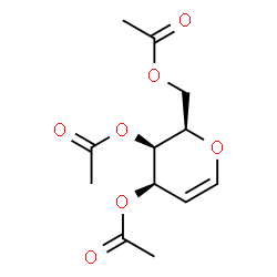 ChemSpider 2D Image | 3,4,6-Tri-O-acetyl-D-galactal | C12H16O7