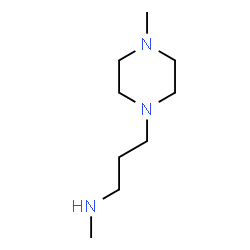 ChemSpider 2D Image | methyl[3-(4-methylpiperazin-1-yl)propyl]amine | C9H21N3