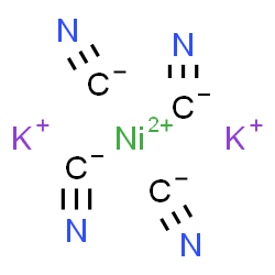 ChemSpider 2D Image | DIPOTASSIUM NICKEL TETRACYANIDE | C4K2N4Ni