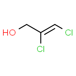ChemSpider 2D Image | (2Z)-2,3-Dichloro-2-propen-1-ol | C3H4Cl2O