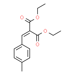 ChemSpider 2D Image | Diethyl (4-methylbenzylidene)malonate | C15H18O4