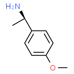 ChemSpider 2D Image | (+)-1-(4-Methoxyphenyl)ethylamine | C9H13NO