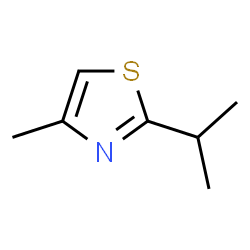 ChemSpider 2D Image | 2-Isopropyl-4-methylthiazole | C7H11NS