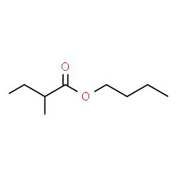 ChemSpider 2D Image | Butyl 2-methylbutyrate | C9H18O2