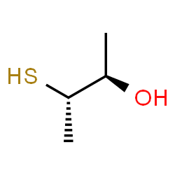 ChemSpider 2D Image | (2R,3S)-3-Sulfanyl-2-butanol | C4H10OS