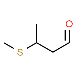 ChemSpider 2D Image | 3-(Methylthio)butyraldehyde | C5H10OS