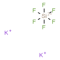 ChemSpider 2D Image | Dipotassium hexafluorosilicate | F6K2Si