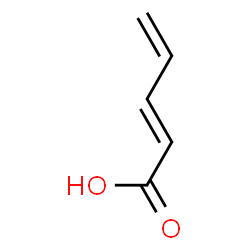 ChemSpider 2D Image | (2E)-Penta-2,4-dienoic acid | C5H6O2