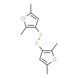 ChemSpider 2D Image | 3,3'-dithiobis[2,5-dimethylfuran] | C12H14O2S2