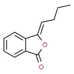 ChemSpider 2D Image | (Z)-3-butylidenephthalide | C12H12O2