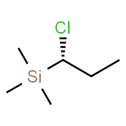 ChemSpider 2D Image | [(1R)-1-Chloropropyl](trimethyl)silane | C6H15ClSi
