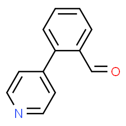 ChemSpider 2D Image | 2-(4-pyridyl)Benzaldehyde | C12H9NO