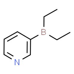 ChemSpider 2D Image | 3-(Diethylboryl)pyridine | C9H14BN