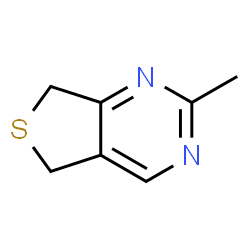 ChemSpider 2D Image | 2-Methyl-5,7-dihydrothieno[3,4-d]pyrimidine | C7H8N2S