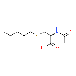 ChemSpider 2D Image | N-Acetyl-S-pentyl-L-cysteine | C10H19NO3S