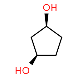 ChemSpider 2D Image | 1,3-Cyclopentanediol, cis- | C5H10O2