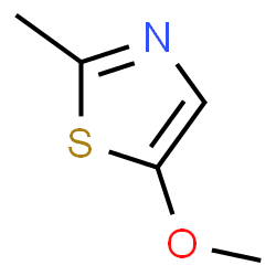 ChemSpider 2D Image | 2-Methyl-5-methoxythiazole | C5H7NOS