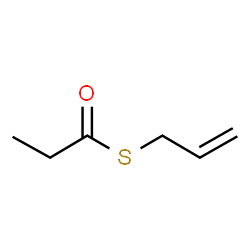 ChemSpider 2D Image | S-Allyl propanethioate | C6H10OS