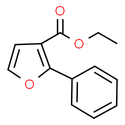 ChemSpider 2D Image | Ethyl 2-phenyl-3-furoate | C13H12O3