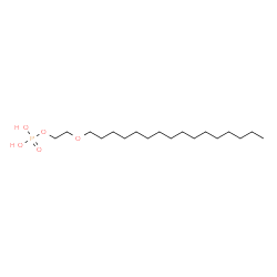 ChemSpider 2D Image | 2-(Hexadecyloxy)ethyl dihydrogen phosphate | C18H39O5P