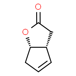 ChemSpider 2D Image | (1S,5R)-2-Oxabicyclo[3.3.0]oct-6-en-3-one | C7H8O2