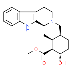 ChemSpider 2D Image | Rauwolscine | C21H26N2O3