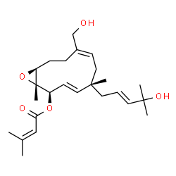 ChemSpider 2D Image | Vibsanin P | C25H38O5