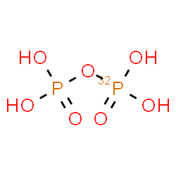 ChemSpider 2D Image | (P-~32~P)Diphosphoric acid | H4O7P32P