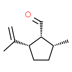 ChemSpider 2D Image | (1R,2S,5R)-2-Isopropenyl-5-methylcyclopentanecarbaldehyde | C10H16O