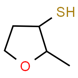 ChemSpider 2D Image | 2-Methyltetrahydrofuran-3-thiol | C5H10OS