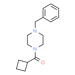 ChemSpider 2D Image | (4-Benzyl-1-piperazinyl)(cyclobutyl)methanone | C16H22N2O