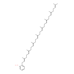 ChemSpider 2D Image | 2-(3,7,11,15,19,23,27,31-Octamethyl-2,6,10,14,18,22,26,30-dotriacontaoctaen-1-yl)phenol | C46H70O