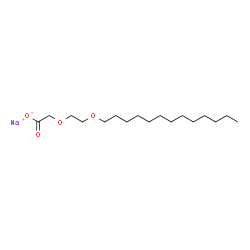 ChemSpider 2D Image | Sodium [2-(tridecyloxy)ethoxy]acetate | C17H33NaO4
