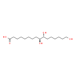 ChemSpider 2D Image | a-Aleuritic Acid | C16H32O5
