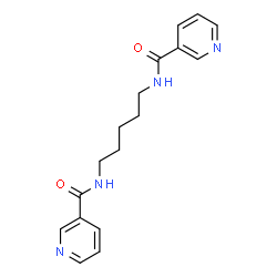 ChemSpider 2D Image | N,N'-1,5-Pentanediyldinicotinamide | C17H20N4O2