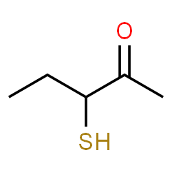 ChemSpider 2D Image | 3-Mercapto-2-pentanone | C5H10OS