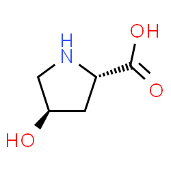 ChemSpider 2D Image | L-Hydroxyproline | C5H9NO3