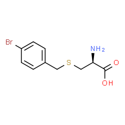 ChemSpider 2D Image | S-(4-Bromobenzyl)-D-cysteine | C10H12BrNO2S