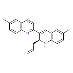 ChemSpider 2D Image | (2'S)-2'-Allyl-6,6'-dimethyl-1',2'-dihydro-2,3'-biquinoline | C23H22N2