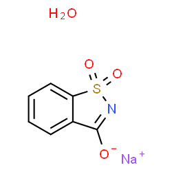 ChemSpider 2D Image | SACCHARIN SODIUM MONOHYDRATE | C7H6NNaO4S
