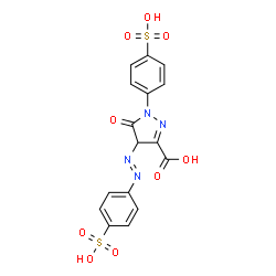 ChemSpider 2D Image | tartrazine acid | C16H12N4O9S2