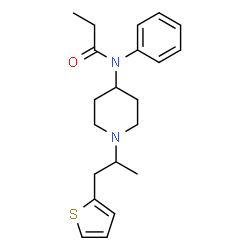 ChemSpider 2D Image | Alphamethylthiofentanyl | C21H28N2OS