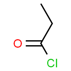 ChemSpider 2D Image | Propanoyl chloride | C3H5ClO