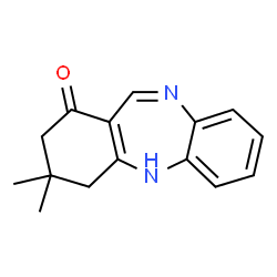 ChemSpider 2D Image | 3,3-Dimethyl-2,3,4,5-tetrahydro-1H-dibenzo[b,e][1,4]diazepin-1-one | C15H16N2O