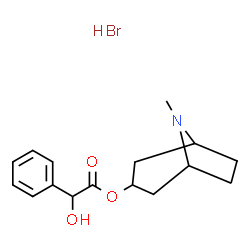 ChemSpider 2D Image | Homatropine Hydrobromide | C16H22BrNO3