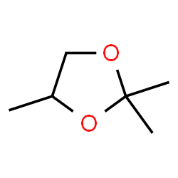 ChemSpider 2D Image | 2,2,4-TRIMETHYL-1,3-DIOXOLANE | C6H12O2
