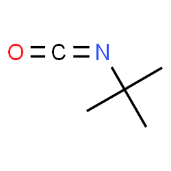 ChemSpider 2D Image | tert-Butyl Isocyanate | C5H9NO