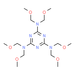 ChemSpider 2D Image | Hexakis(methoxymethyl)melamine | C15H30N6O6