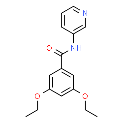 ChemSpider 2D Image | 3,5-Diethoxy-N-(3-pyridinyl)benzamide | C16H18N2O3